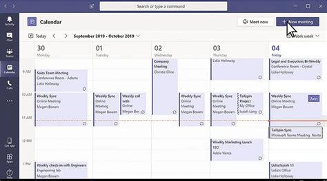 Teams Calendar