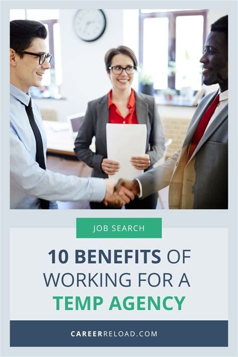 Benefits of Working with a Temp Agency