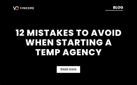 temp agency mistakes