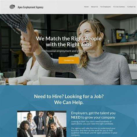 Temp Agency Website