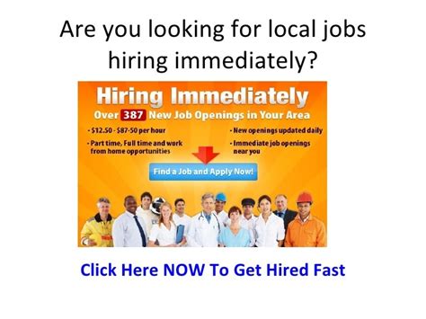 Temporary jobs hiring immediately