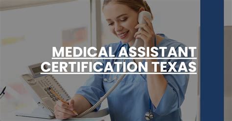 Texas Medical Assistant Certification