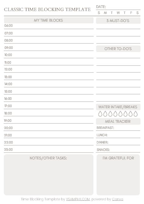 Time Blocking