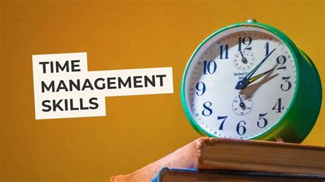 Time Management Skills