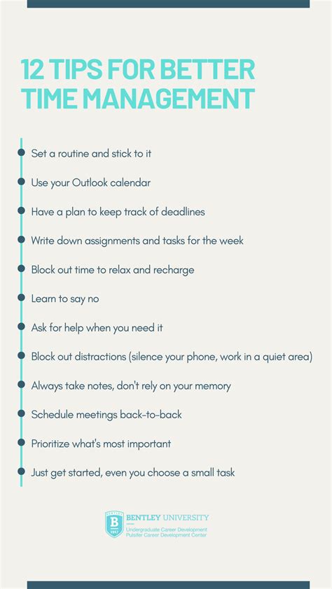 Time Management Tips