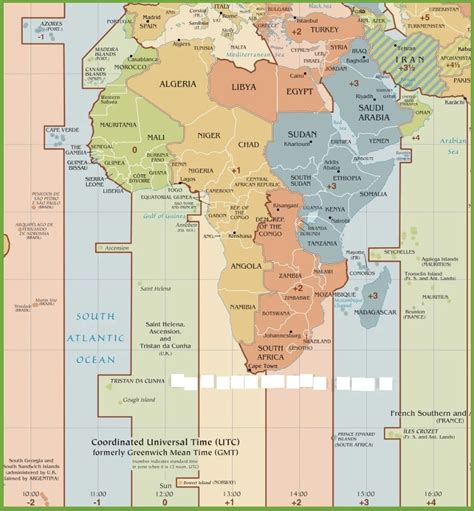 Time zones in Africa