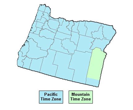 Time Zones in Oregon