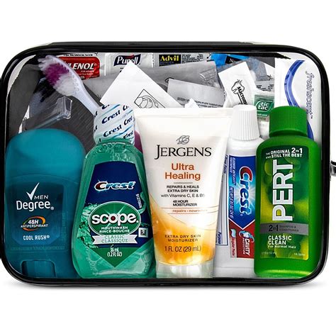Toiletries for Hospital Bag