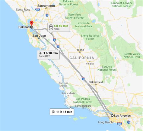 Train Travel from Oakland to LA