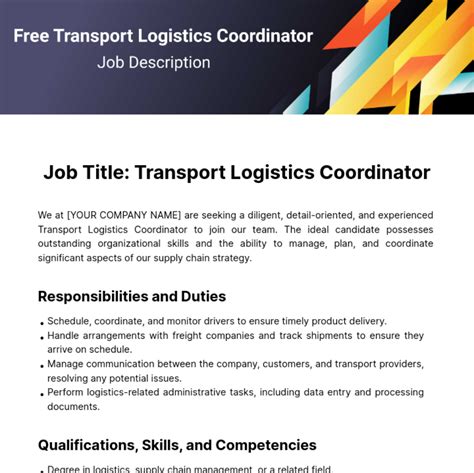Transport Job Search