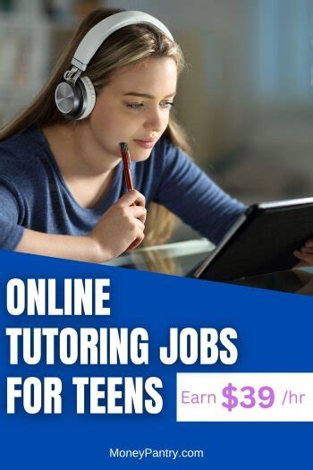 Tutoring jobs for teens