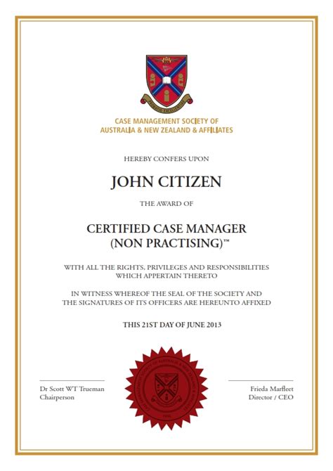 Types of Case Management Certifications
