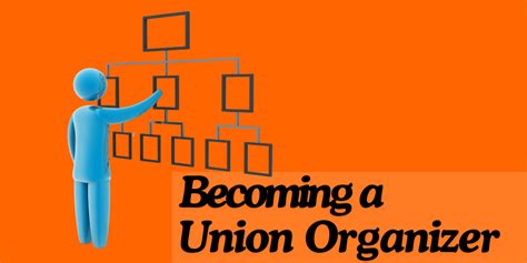 Union organizer talking to workers