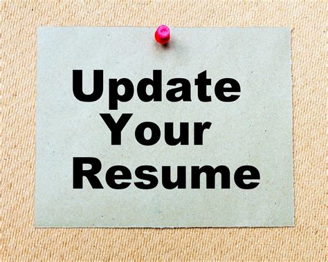 Update Your Resume