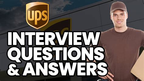 UPS interview questions