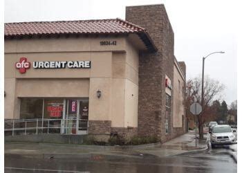 Patient reviewing an urgent care center on their phone