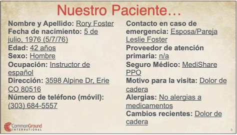 Vital Signs in Spanish