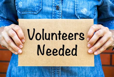 Volunteer opportunity