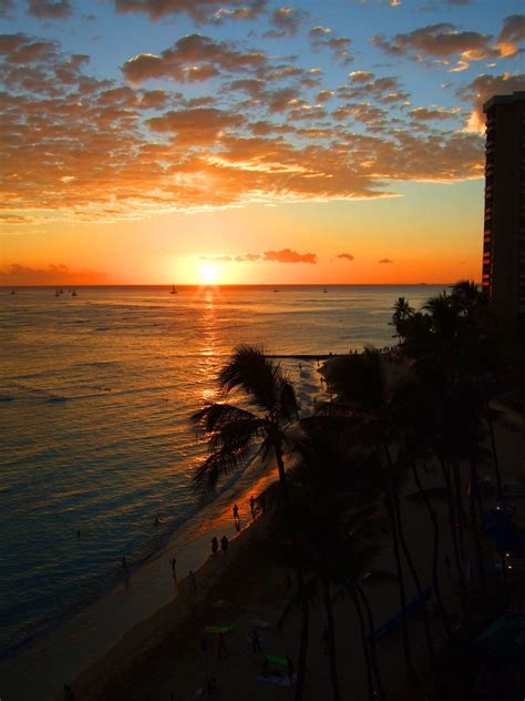 Waikiki Beach sunset