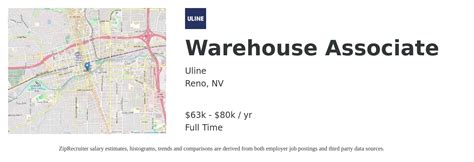 Warehouse Associate in Reno, NV
