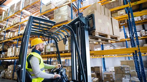 Warehouse job search at night