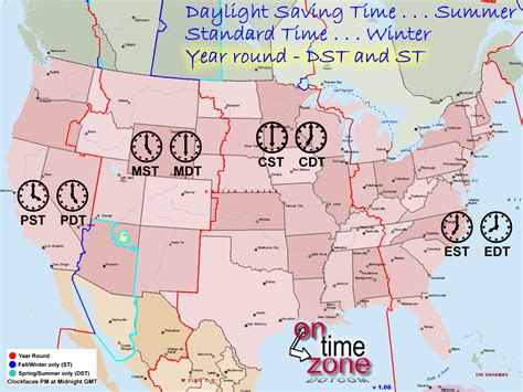Washington State Time Zone Map