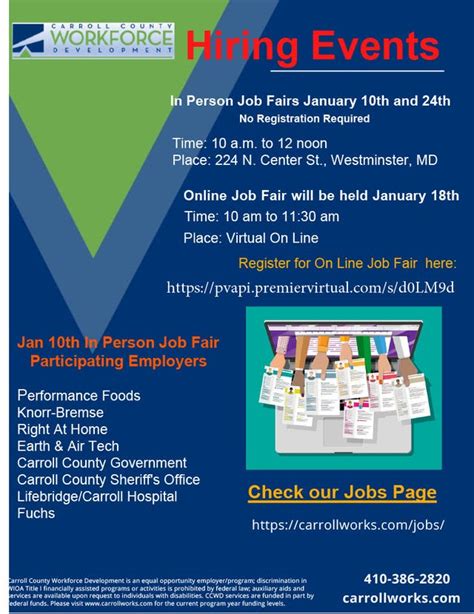 Westminster MD Job Fairs