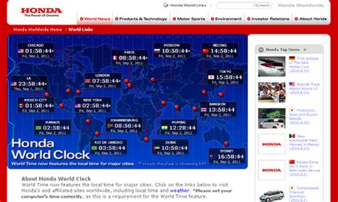 World Clock Website
