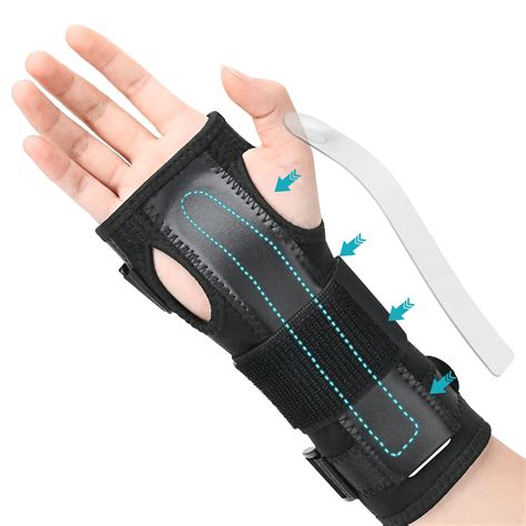 Wrist splint for carpal tunnel