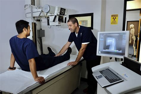 X-ray technologist attending a conference