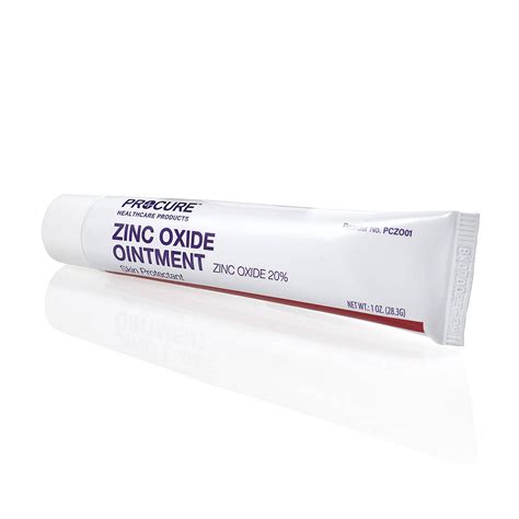 Zinc oxide ointment application
